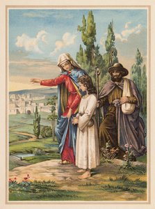To the Temple by (after) German School
