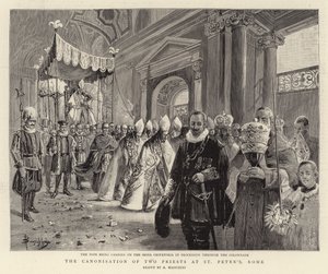 The Canonisation of Two Priests at St Peter