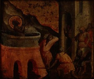 The Martyrdom of St. John the Evangelist by (attr.) Arcangelo di Cola da Camerino