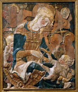 Madonna and Child (bas relief)