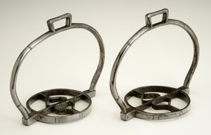 Pair of Stirrups, c.1525 by (attr.to) German School