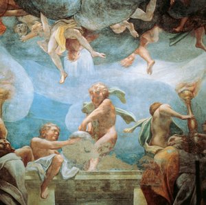 Ephebes on Balcony (detail)