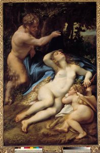 Venus, Satyre and Cupid