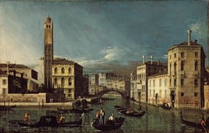 Canal Scene, Venice by Giovanni Antonio Canal