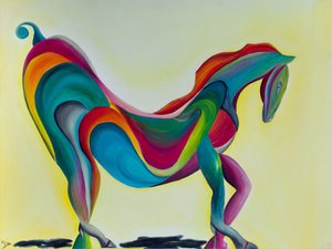 Pferd auf High Heels by GilhausArt