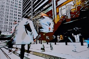 Abstract Urban Blur by Mavet