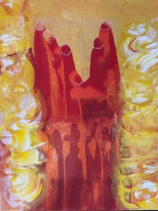 The Praying Hands Above Us
