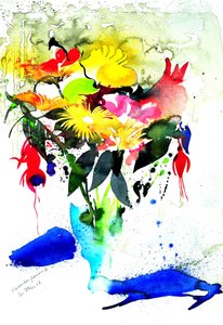 November Flowers II by Simon Fletcher