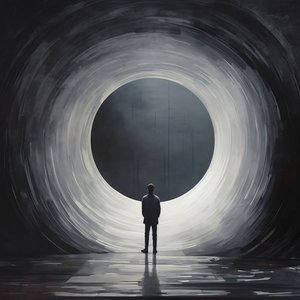 Abstract Void The Emptiness of Darkness by F. Abderrahim