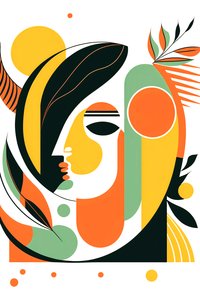Minimal Abstract Boho Lines & Shapes by F. Abderrahim