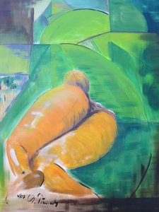 Nude in Acrylic