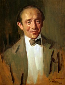 Portrait of Enrique Pérez Comendador by Alejandro Cabeza
