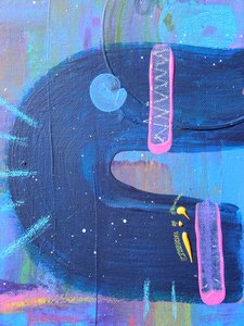 Weg des Bewusstseins Detail by Emilie Csapo Ertl