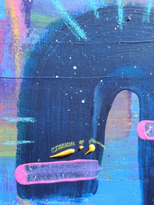 Weg des Bewusstseins Detail by Emilie Csapo Ertl