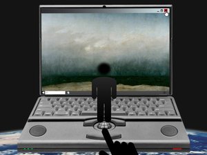 Der Blick ins Bild (aus der Serie: Windows)