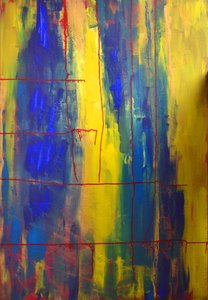 Blue, Yellow by Alexandra Gertrud Maria Marx