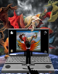 Engelsturz (aus der Serie: Windows) by Alexander Eibach