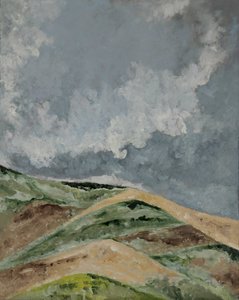 Wheat Fields on the Hill by M. Vet