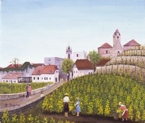 Grape Harvest in Dürnstein