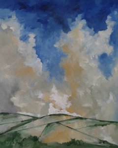 Clouds and Fields by M. Vet