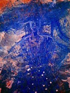 Lady in Blue by Margareta Uliarte