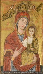 The famous St Mary icon present in many churches.