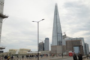London Bridge Over the River Thames in the Heart of London by Albert Mansour