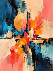 Collision of Light and Colors