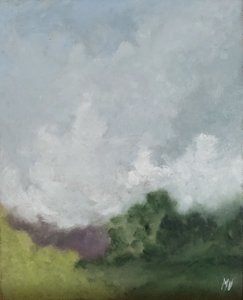 Wind Swirl on Lavender Hedge by M. Vet