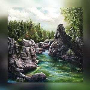 Mountain Stream in Stillness