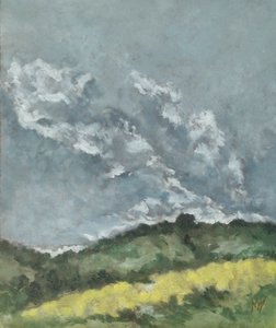 Hills and Yellow Field