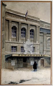 View of the Theatre des Funambules on the Boulevard du Crime