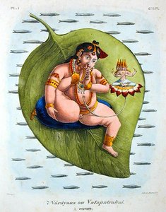 Narayana or Vatapatrakai engraved by de Marlet