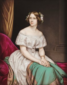 Portrait of Francisca of Bragança, Princess of Joinville