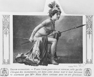 Mata Hari in a War Dance by A. Bert