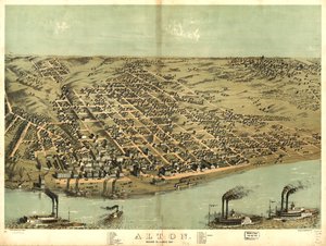 Alton, Madison Co., Illinois 1867