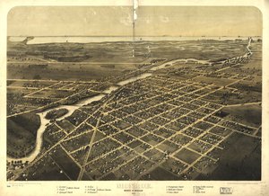 Monroe, Monroe Co., Michigan 1866