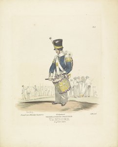 Drummer in Full Uniform, 1820-1825