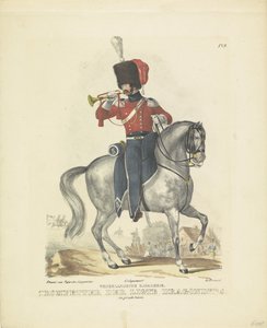 Trumpeter in Full Uniform