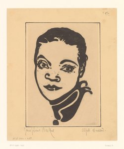 Portrait of Josephine Baker by A. Ducand