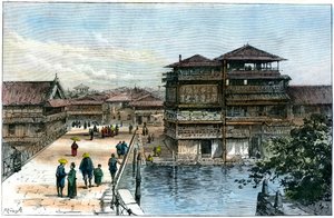 Yebisu Bashi, Osaka, Japan by A. Forsyth