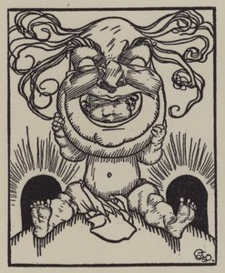 Illustration for The Essays of Elia by Charles Lamb by A. Garth Jones