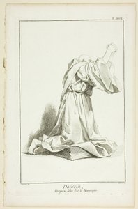 Design: Drapery Arranged On a Model, from Encyclopédie by A. J. Defehrt