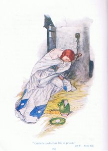 Cordelia ended her life in prison (King Lear), from Tales from Shakespeare pub. by Ward Lock & Co Ltd by A. Jackson