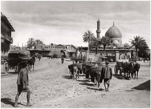 View of a Street from the North Gate, Baghdad, Iraq