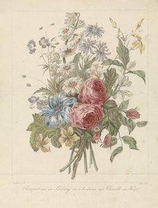 Bouquet, Model for Embroidery