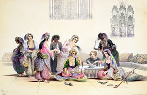 Interior of a Harem, in Cairo