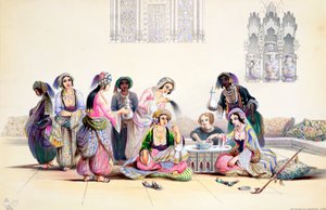 Interior of a Harem, Cairo, Egypt