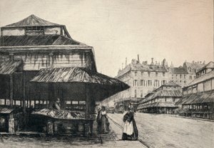 The Marché St Honore by A. P. Martial