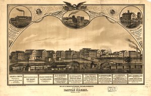 Mills & Manufacturing Establishments of the City of Battle Creek, Calhoun Co., Mich. by A. Ruger